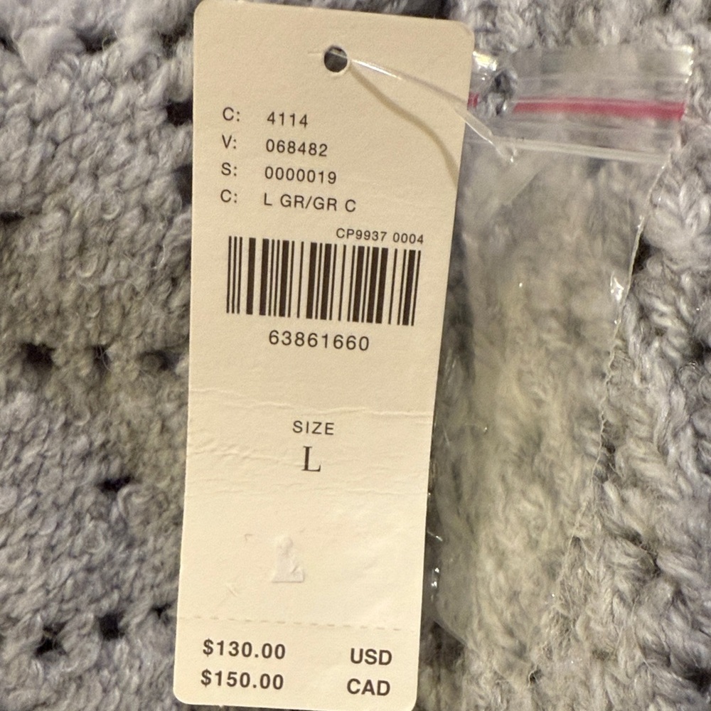 Maeve Light Grey Knit Cardigan - Picture 4 of 6